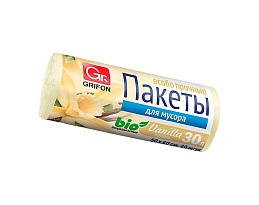 Мешки для мусора 30 л, ароматизированные, Ваниль, бежевые, в рулоне 20 шт., ПНД, 9 мкм, 560х530 мм, GRIFON Aroma, 101-020 V в Улан-Удэ Мешки для мусора 30 л, ароматизированные, Ваниль, бежевые, в рулоне 20 шт., ПНД, 9 мкм, 560х530 мм, GRIFON Aroma, 101-020 V в Улан-Удэ