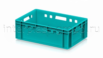 Ящик для мяса и колбасных изделий Е-2 бирюзовый в Улан-Удэ Ящик для мяса и колбасных изделий Е-2 бирюзовый в Улан-Удэ