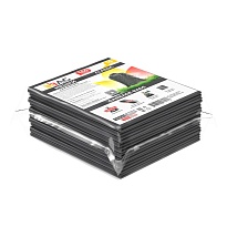 Мешки для мусора 160 л, серые, в пачке 10 шт., ПВД, 40 мкм, 900х1100 мм, i-Bag в Улан-Удэ