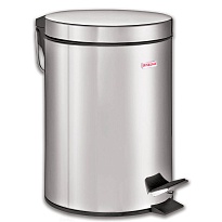 Ведро-контейнер для мусора (урна) с педалью LAIMA Classic, 5 л, зеркальное, нержавеющая сталь, со съемным внутренним ведром в Улан-Удэ Ведро-контейнер для мусора (урна) с педалью LAIMA Classic, 5 л, зеркальное, нержавеющая сталь, со съемным внутренним ведром в Улан-Удэ