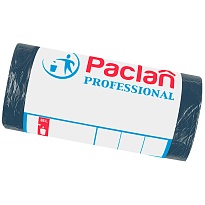 Мешки для мусора 35 л, черный, в рулоне 50 шт., ПНД, 6,2 мкм, 600х500 мм, PACLAN Professional, 604077 в Улан-Удэ Мешки для мусора 35 л, черный, в рулоне 50 шт., ПНД, 6,2 мкм, 600х500 мм, PACLAN Professional, 604077 в Улан-Удэ