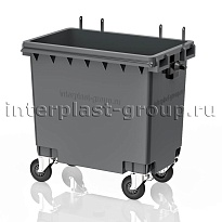 Мусорный контейнер 770 л серый без крышки 770 серый в Улан-Удэ Мусорный контейнер 770 л серый без крышки 770 серый в Улан-Удэ