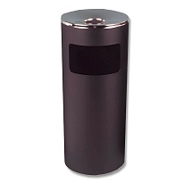 Урна металлическая с пепельницей, Титан, 29 л, черная, оцинкованная сталь в Улан-Удэ