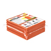 Мешки для мусора 160 л, оранжевые, в пачке 10 шт., ПВД, 40 мкм, 900х1100 мм, i-Bag