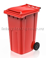Контейнер для мусора 240 л красный облегченный 240 красный в Улан-Удэ Контейнер для мусора 240 л красный облегченный 240 красный в Улан-Удэ