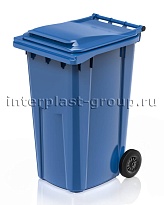 Контейнер для мусора 240 л голубой облегченный 240 голубой в Улан-Удэ