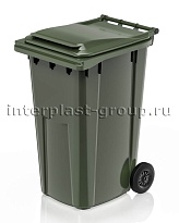Контейнер для мусора 240 л зеленый облегченный 240 зеленый в Улан-Удэ Контейнер для мусора 240 л зеленый облегченный 240 зеленый в Улан-Удэ